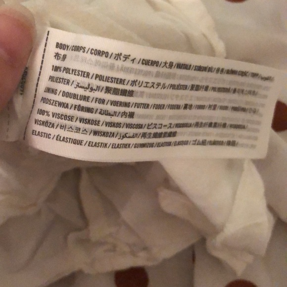 Abercrombie and Fitch polka dot flutter sleeve mini dress - Picture 9 of 9